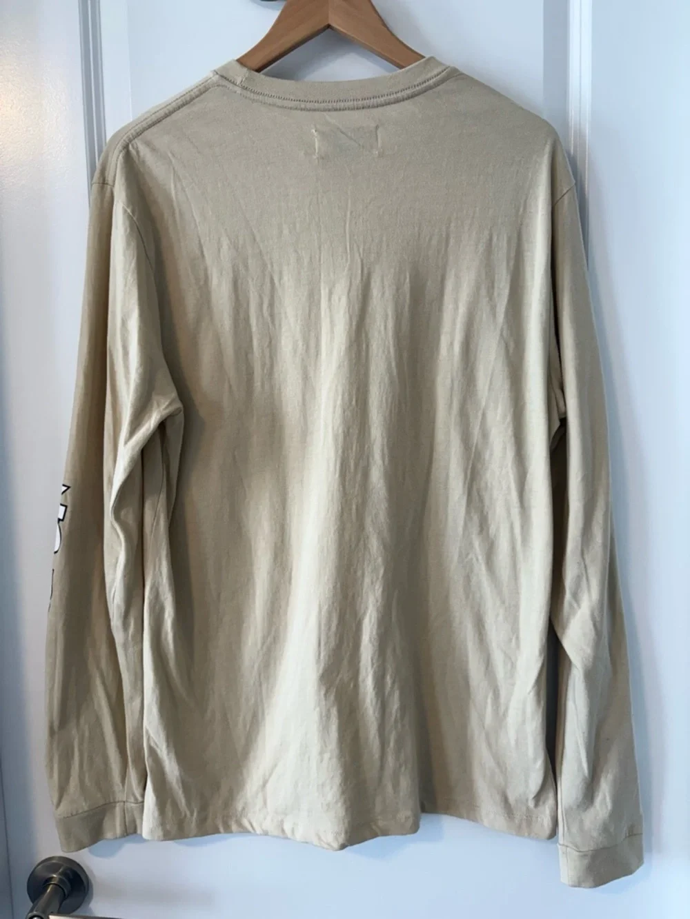 Urban Heritage Tan Daisy Graphic Long Sleeve Tee Mens Medium - Picture 3 of 9